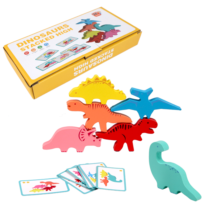 Board Game Word - كتل التوازن الخشبية لعب للأطفال الحيوان