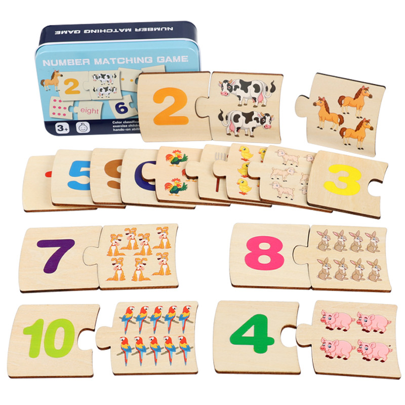 Board Game For Kids - الأطفال صندوق حديد عدد التنوير يقترن