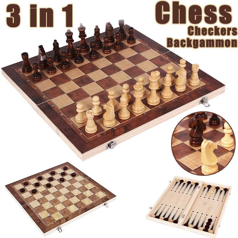 لوحة شطرنج 3 في 1، لوحة ألعاب  - مراجعة Board Game Vantage وسعره