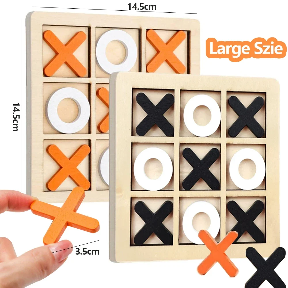 لعبة خشبية XO Tic Tac Toe، لوح - مراجعة Board Game Word وسعره