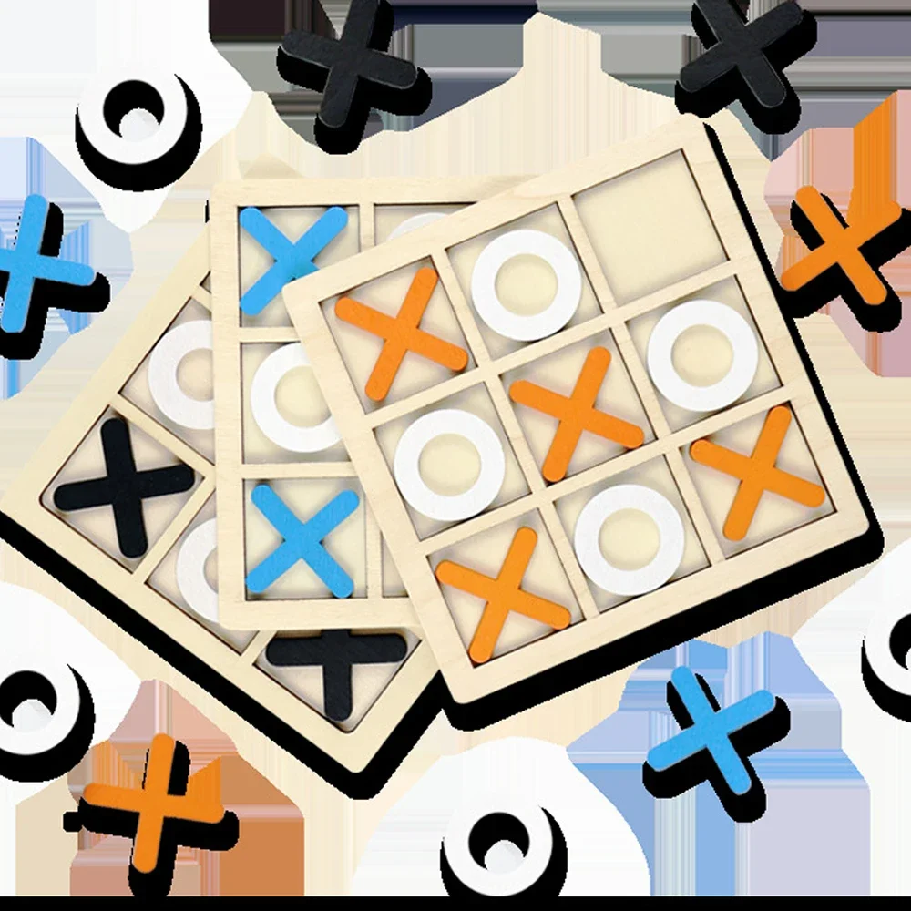 لعبة خشبية XO Tic Tac Toe، لوح - مراجعة Board Game Word وسعره