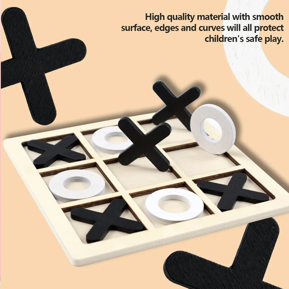 لعبة خشبية XO Tic Tac Toe، لوح - مراجعة Board Game Word وسعره