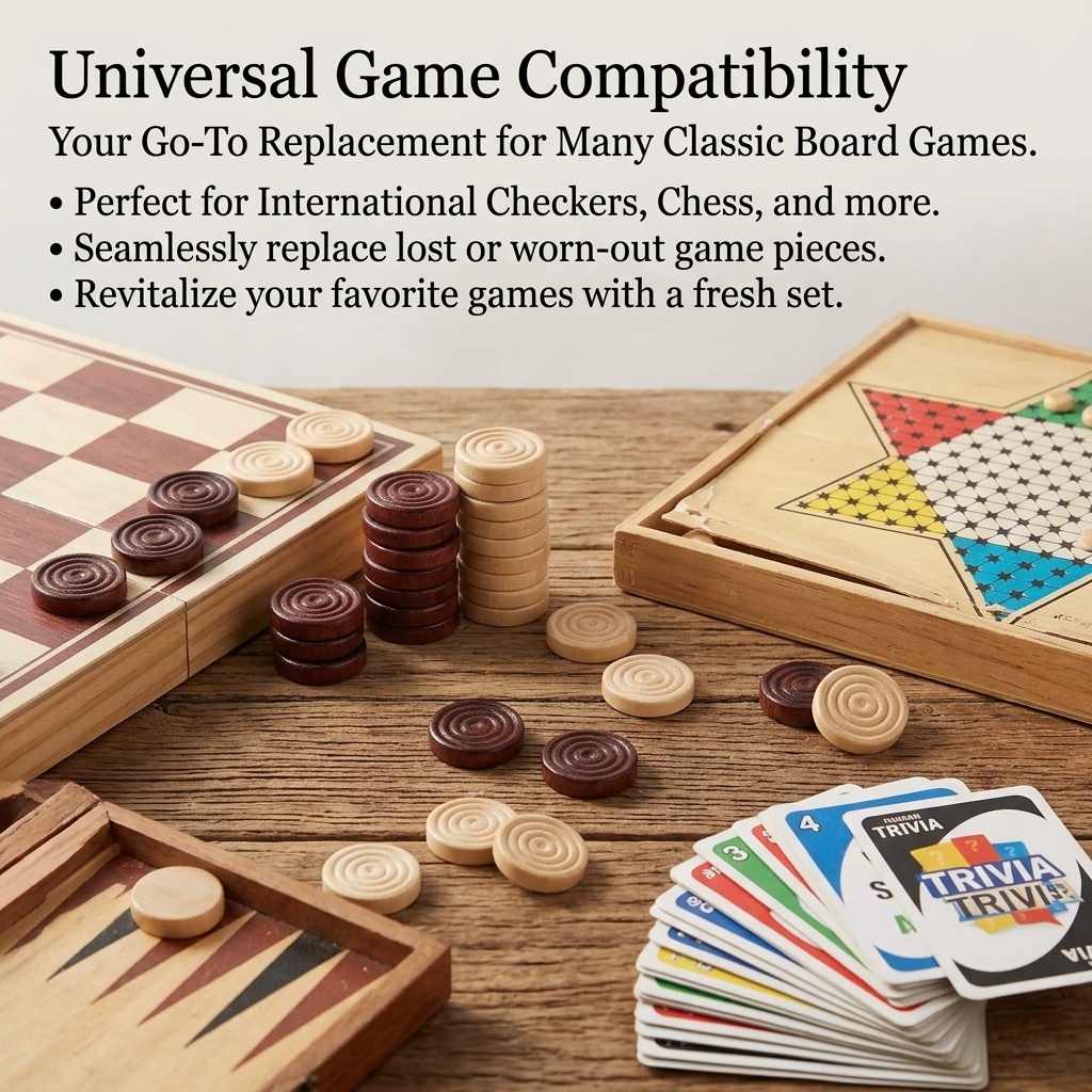 24 قطعة/مجموعة من قطع الداما ا - مراجعة Board Game Vantage وسعره