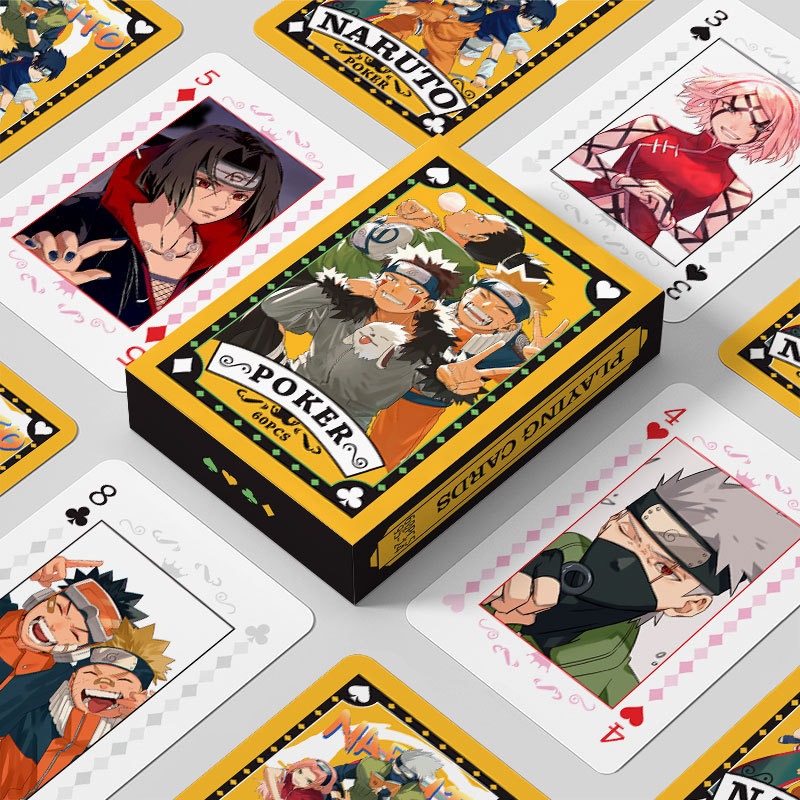 أوراق لعب ورقية جديدة مطلية با - مراجعة Board Game Naruto وسعره