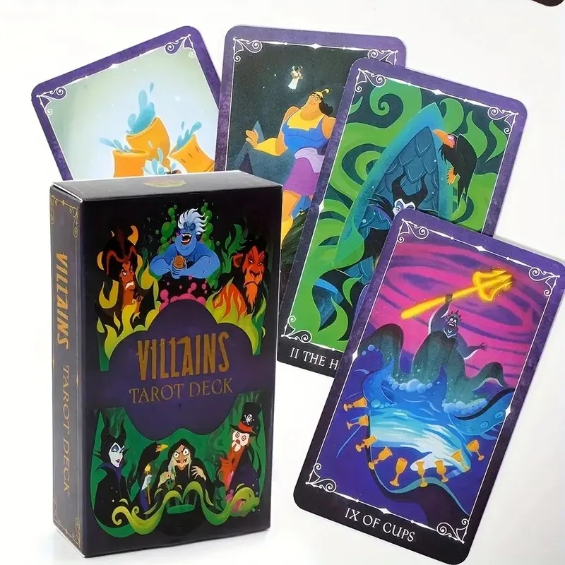 78 قطعة الأشرار التارو الطوابق - مراجعة Board Game Villainous وسعره