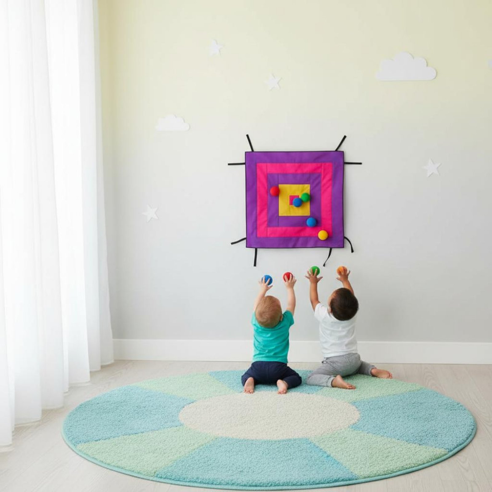 لوحة أهداف كروية لاصقة للعب ال - مراجعة Board Game For Kids وسعره