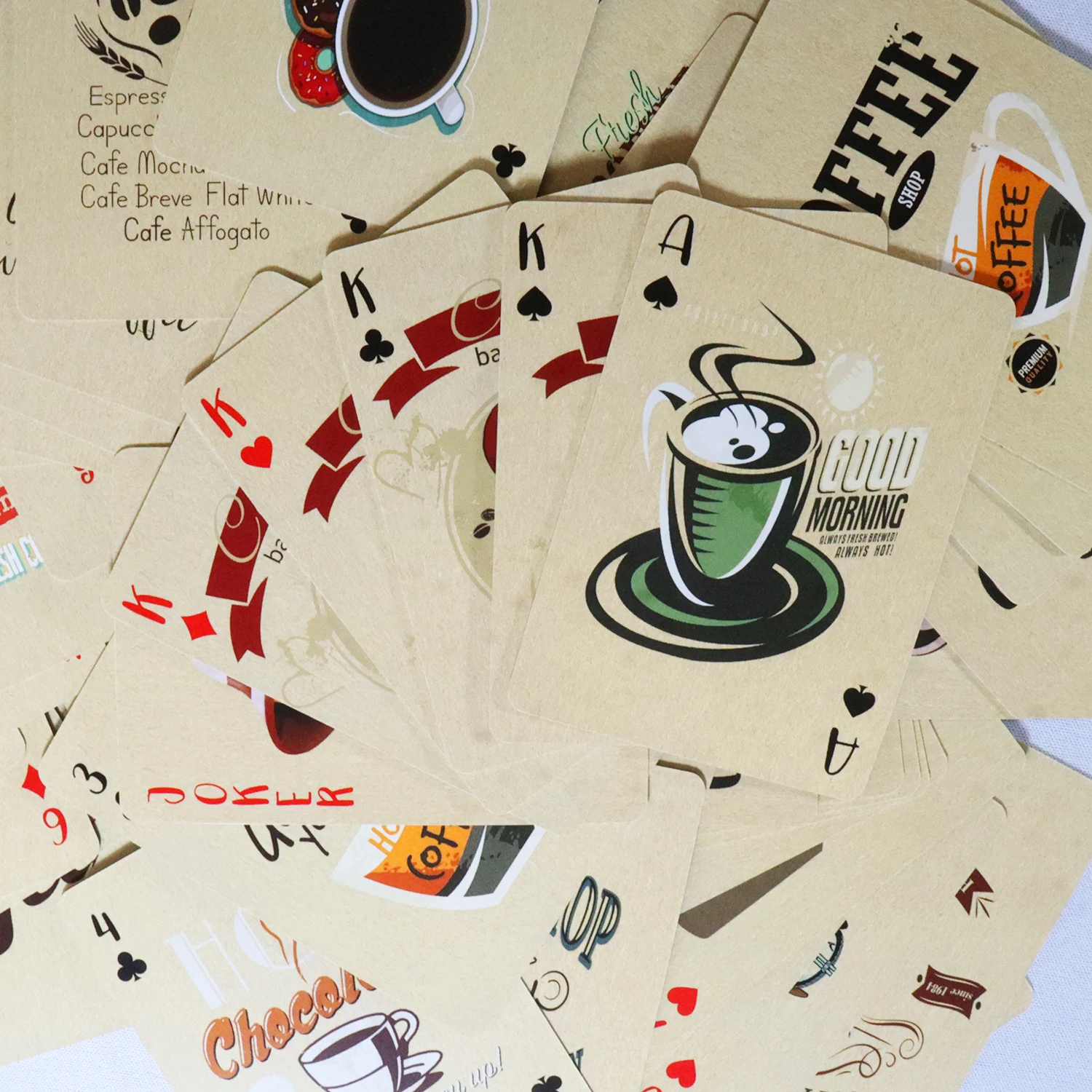 أوراق لعب ورق القهوة طراز عتيق - مراجعة Board Game Vantage وسعره
