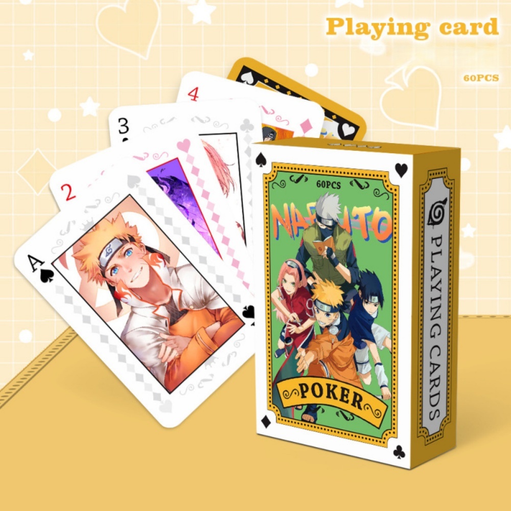 لعبة البوكر الأنمي، بطاقات لعب - مراجعة Board Game Naruto وسعره