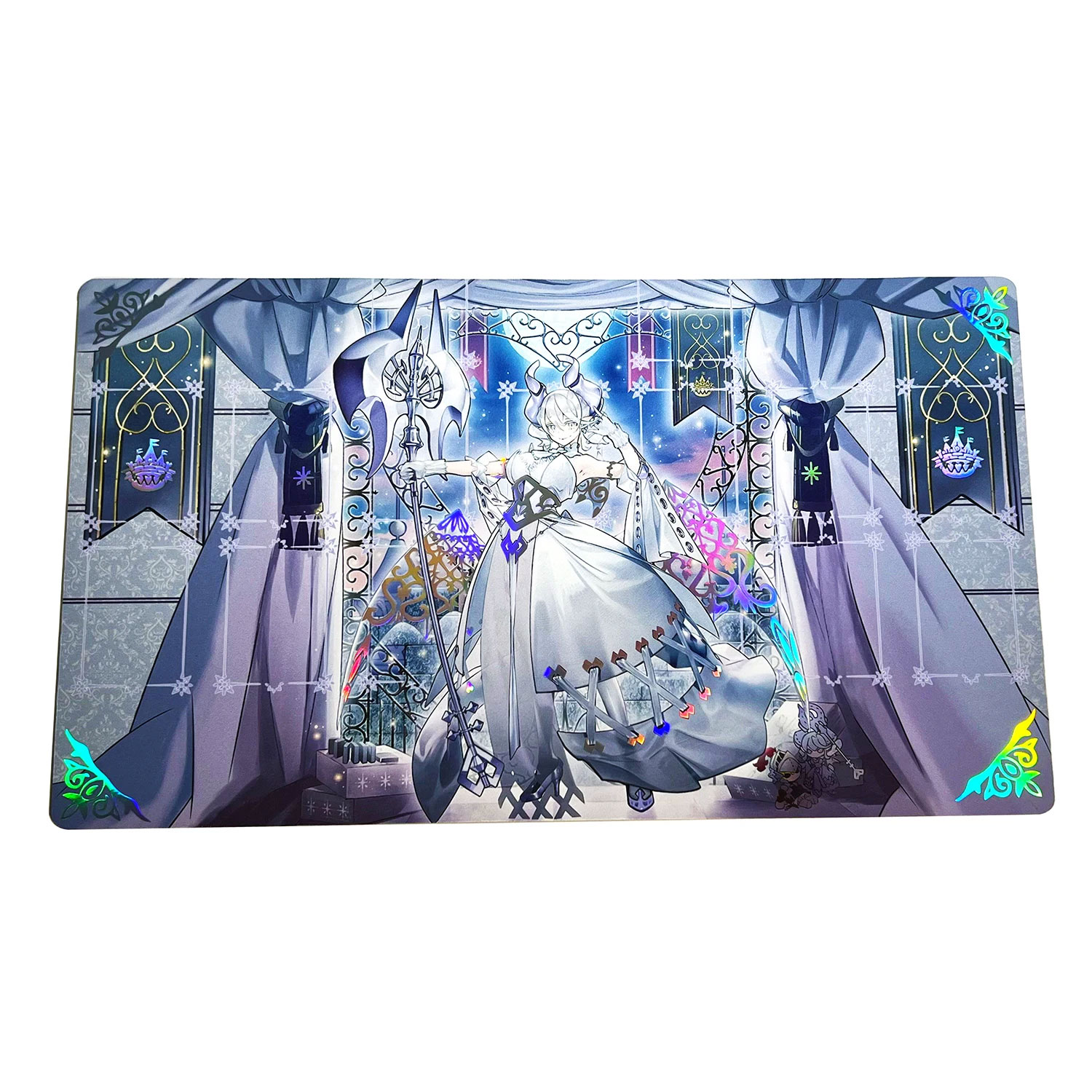 YGO Shinny Holo Playmat بطاقة  - مراجعة Board Game Zone وسعره
