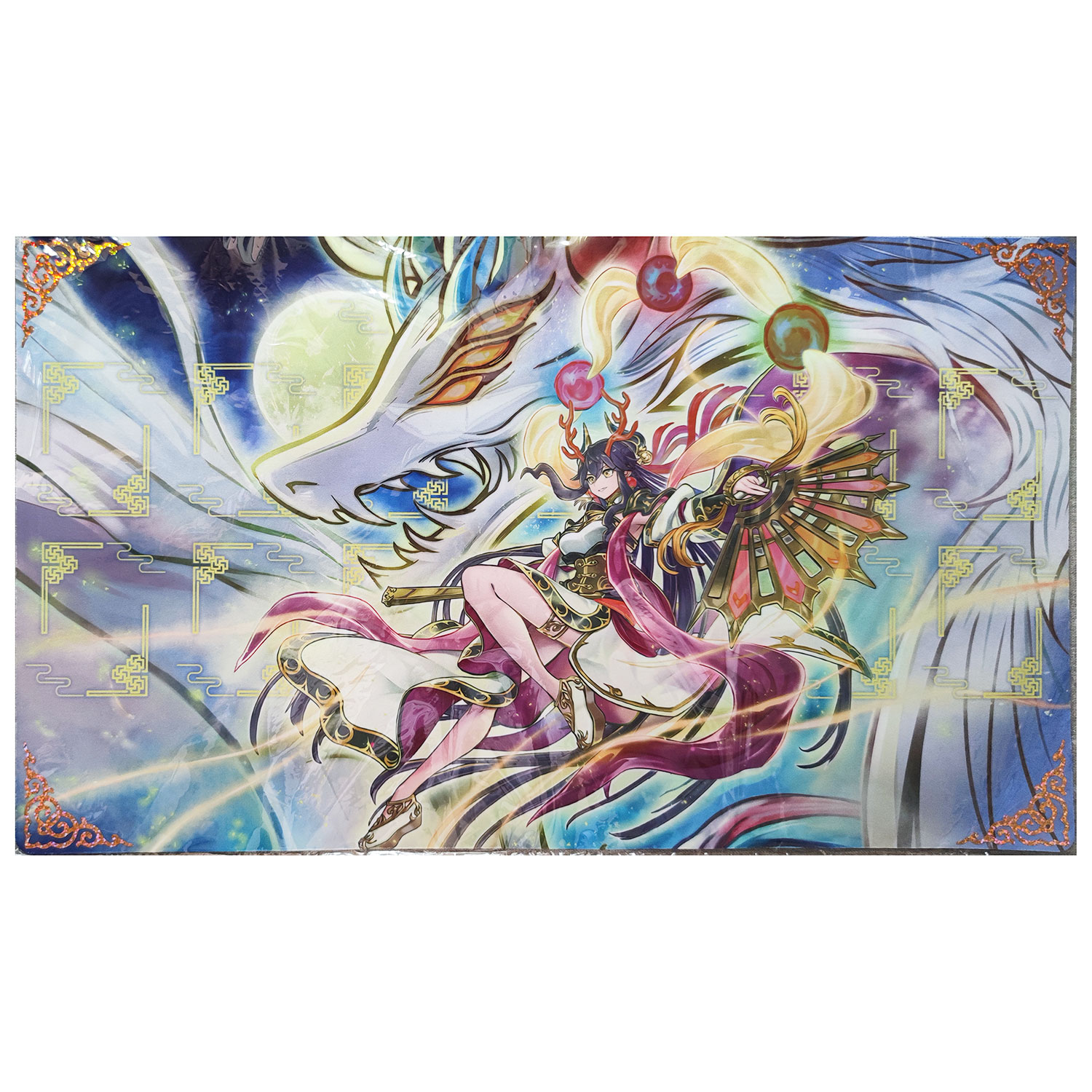 YGO Shinny Holo Playmat بطاقة  - مراجعة Board Game Zone وسعره