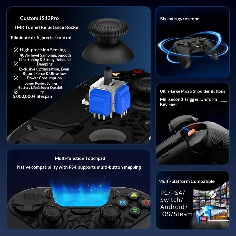 وحدة تحكم لاسلكية AceGamer D4  - مراجعة Board Game Android وسعره