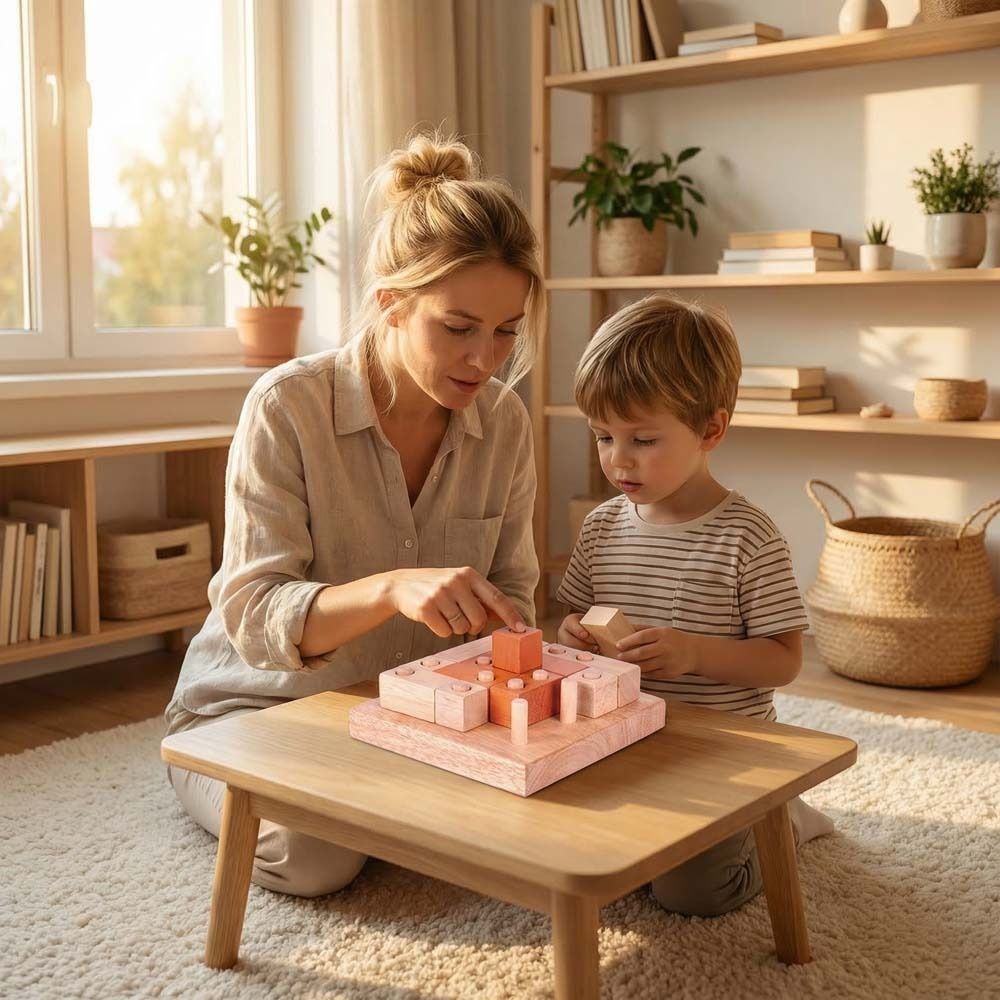 لعبة ألغاز هندسية إبداعية ثلاث - مراجعة Board Game For Kids وسعره